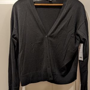 Athleta Lightweight Cardigan Black -Large